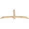 Ekena Millwork Bellingham Rough Sawn Timber Gable Bracket, Douglas Fir, 60"W x 27"H x 2"D x 4"F, 11/12 Pitch GBW060X27X0204BEL00RDF - alternate 4